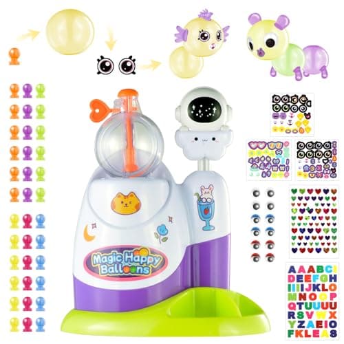 Zyllver 320pcs DIY Magic Balloon Craft Kit, Sticky Balloons Maker Toy Craft Kits for Kids, DIY Balloon Animal Kit Creative Activity, Birthday Gifts for Girls Boys Ages 3+ - Image 1