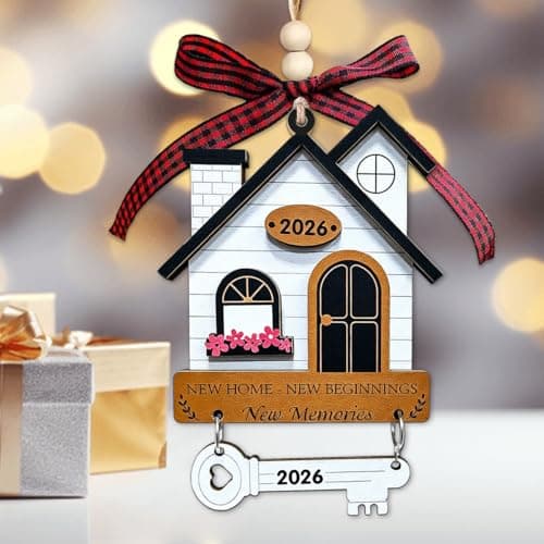 House Warming Gifts New Home, Housewarming Gifts for Women, Couple, Homeowners, House Gift Ideas - New Home Ornament 2026, First Home Ornament 2026 - Thumbnail 3