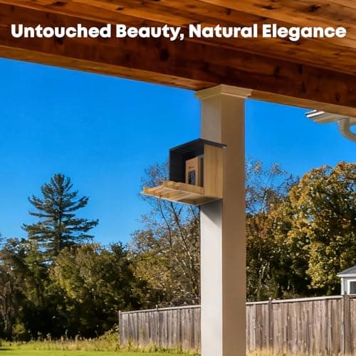 Birdfy Smart Bird Feeder with Camera, High-End Bamboo, Solar Powered Bird-Feeder with 2K Camera for Live Stream&Permanent AI Identifies Birds with Motion Detection,Ideal for Mom,Gran&Me - Thumbnail 3