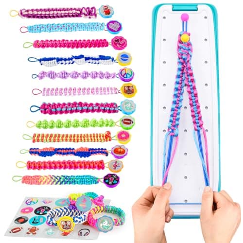 VERTOY Friendship Bracelet Making Kit for Girls - Cool Arts and Crafts Toys for 6 7 8 9 10 11 12 Years Old, Bracelet String and Rewarding Activity, Best Birthday Gifts for Teen Girls - Image 1