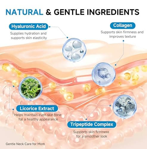 HONLINK 8PCS Collagen Neck Mask Set with Hyaluronic Acid & Peptides, Hydrating Neck Care Masks for Dry & Crepey-Looking Skin, Helps Support the Appearance of Fine Lines | Mother’s Day Gift for Women - Thumbnail 3