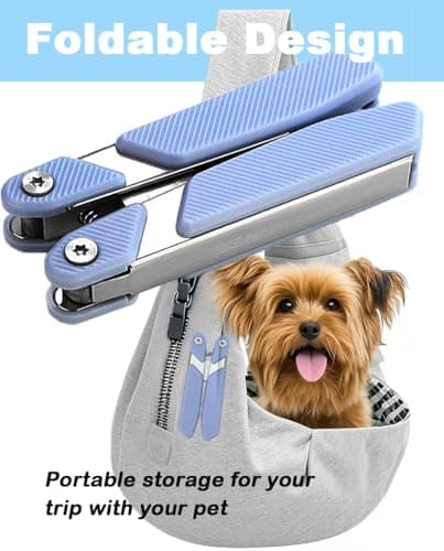 HEYCROWN Dog Nail Clippers with Foldable Design Cat Nail Trimmer - Thumbnail 3