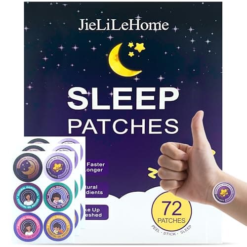 Sleep Patches for Adults Extra Strength，72 Pack Deep Sleep Patch,Easy-To-Apply Sleep Aid Patch Containing Melatonin and Valerian,Safe and Relaxing， Long-Lasting Night Comfort for Men and Women - Image 1