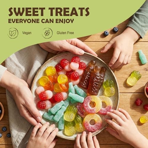 5-Pack Swedish Candy Variety – 1.6LB - Sweet & Sour Summer Mix, Super Sour Power, Nordic Love, Chewy Fizzy & Foam Party Gummies – Fruity, Tangy & Creamy Treats for Parties & Snacks - Thumbnail 5