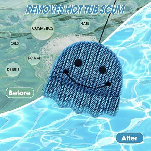 MTWEAR Hot Tub Scum Absorber, Hot Tub Accessories, Spa & Pool Scum Eliminating Balls,Hot Tub Scum Sponge for Hot Tub Oil Absorbing Sponge for Hot Tub Skimmer, Hot Tub Sponge Scum Remover (Octopus) - Thumbnail 3