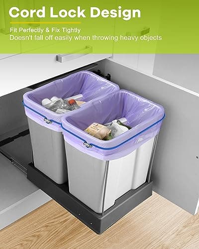 Large Rubber Bands for Trash Can Fits up 40-96 Gallon Extra Large Trash Can Rubber Bands Garbage Can Bands Outdoor Trash Bag Holder Multifunction Bands Buckles of common metal for Picnic Camping Party - Thumbnail 3