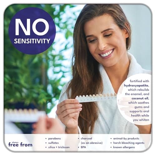 nanoWHITE 3-in-1 Professional Teeth Whitening Pen | Enamel Repairing Tooth Whitener with Nano-Hydroxyapatite & Dual Peroxide Gel | Instant Results & Zero Sensitivity | 30+ Uses - Thumbnail 4