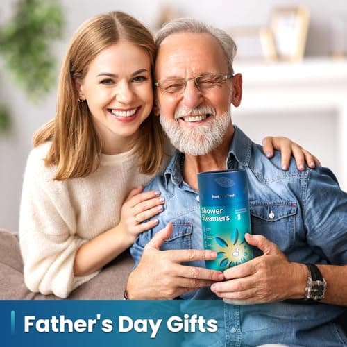 Shower Steamers Aromatherapy 8 Pack - Fathers Day Gift for Dad from Daughter Wife, Gifts for Men, Shower Bombs with Essential Oil for Stress Relief Self Care Relaxation - Thumbnail 2