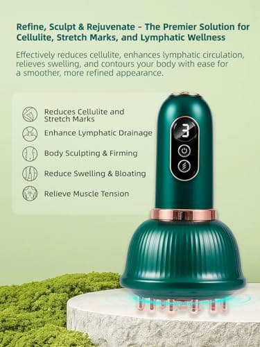 DiDEER Lymphatic Drainage Massager & Anti Cellulite Massage Tool, for Legs, Arms & Belly, Body,Helps Reduce Stretch Marks & Cellulite, Body Sculpting Machine - Thumbnail 2