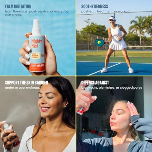 Mighty Mist Premium Hypochlorous Acid Spray for Acne, Eczema, Rosacea | Safe for All Skin Types | Safe for Sensitive Skin | Soothes Irritation and Redness - Thumbnail 4