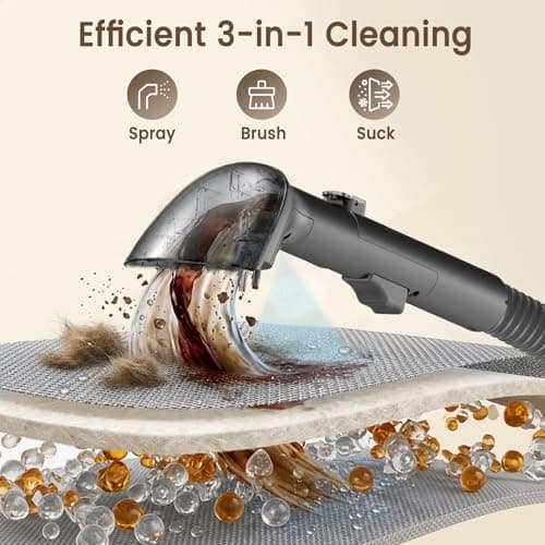 Portable Spot Carpet Cleaner Machine, Handheld Upholstery Deep Cleaner, for Household Couch Mattress Fabric Stain Removal Indoor Spot Cleaning Device - Thumbnail 2