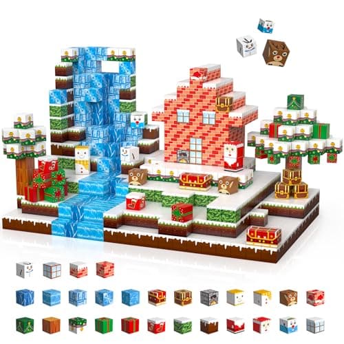 QiqoPoyee Magnetic Building Blocks Set, 180PCS Magnetic Tiles for Kids, Upgraded Mini Magnetic Cubes, STEM Magnet Tiles Toys,Magnetic Blocks Birthday Gifts for Boys & Girls Ages 3+ - Image 1