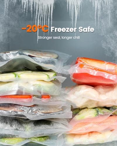 30 Reusable Vacuum Sealer Bags for Food, 10 x 11 inch Food Storage Bags Durable Airtight Bags, Freezer Safe, Microwave & Dishwasher, Leak-Proof, Compatible with Most Vacuum Sealers - Thumbnail 5