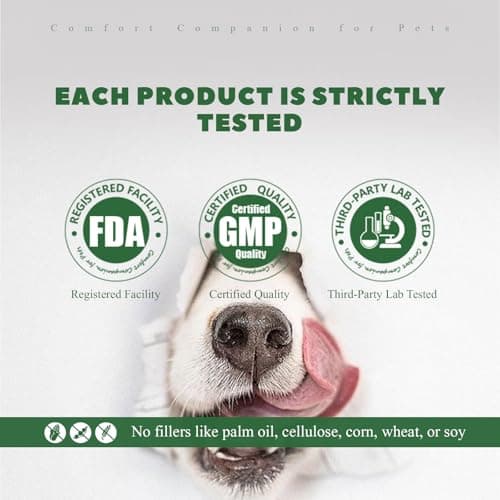 Vetriuntrix Dog Allergy Chews 200ct, Dog Allergy Relief Chews Coat Supplement for Itchy Skin Paw Licking, Probiotics for Large Dogs with Colostrum Omega-3 Turmeric Immune Supplement - Thumbnail 6