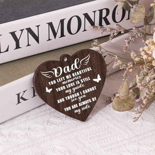 Boiveco Memorial Gifts for Loss of Dad, Sympathy Gift for Loss of Dad Memorial Picture Frame, In Memory of Father Grief Remembrance Bereavement Funeral Condolence Gifts for Loss of Father, Display Two 4x6 Photos - Thumbnail 2