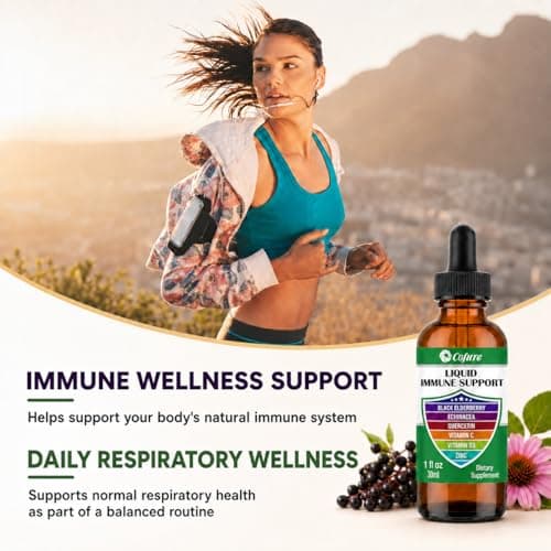 Cofure Zinc Quercetin Vitamin C D3 Liquid Immune Support with Organic Echinacea Elderberry, Immune Defense Drops Supplement for Adults- Vegan, Non-GMO, Gluten Free, 1 Fl Oz - Thumbnail 3
