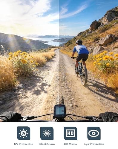 KALIYADI Sports Sunglasses-Men Polarized-Mens-Sunglasses Women: Running Sun Glasses with UV400 for Fishing Cycling - Thumbnail 6