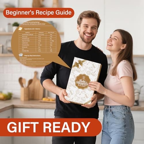 Extra Thick Silicone Baking Mat with Recipes - 26x16 inch Non Stick Pastry Mat with Measurements for Sourdough, Macarons, Bread, Pizza, Dough Rolling, Kneading, Heat Resistant to 480°F Gift for Baker - Thumbnail 6