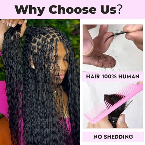 Braiding Human Hair for Boho Braids 100G Body Wave Boho Human Hair for Braiding #4/30 100% Brazilian Human Braiding Hair 18 Inch - Thumbnail 5