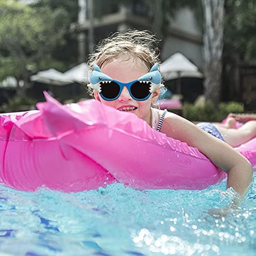 JAKADYUKS Shark Glasses Party Favors, 6pcs Hawaiian Shark Photo Booth Props Tropical Summer Beach Ocean Pool Party Supplies Shark Birthday Party Decorations Return Gifts Eyeglasses - Thumbnail 6