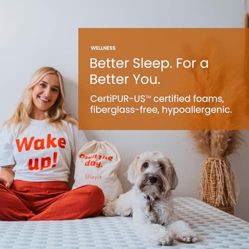 Layla 10” Copper Infused Memory Foam Mattress, Cooler and More Comfortable Sleeping, Flippable One Side Soft - Other Side Medium Firm, 2 Free Memory Foam Pillows (Twin XL) 120 Night Trial Period. - Thumbnail 5