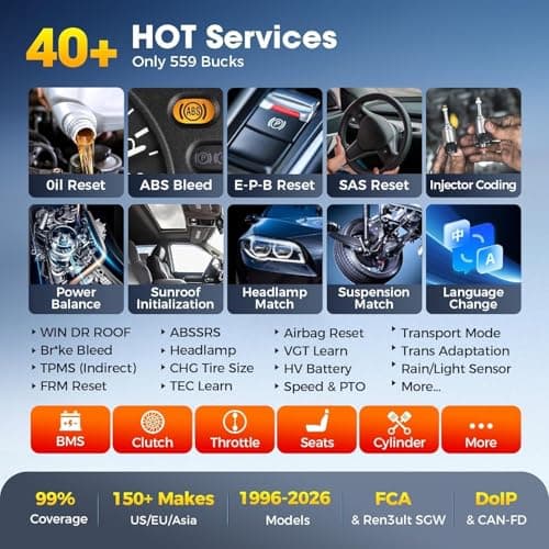 Autel Scanner MaxiCOM MK900: 2026 Updated as MK900BT MK900-BT MX900 Bidirectional Diagnostic Tool, 8in Up of MK808S MK808BT Pro MX808S 808Z, 3K+ Active Tests, 40+ Service, CAN-FD&DOIP, All System, FCA - Thumbnail 3