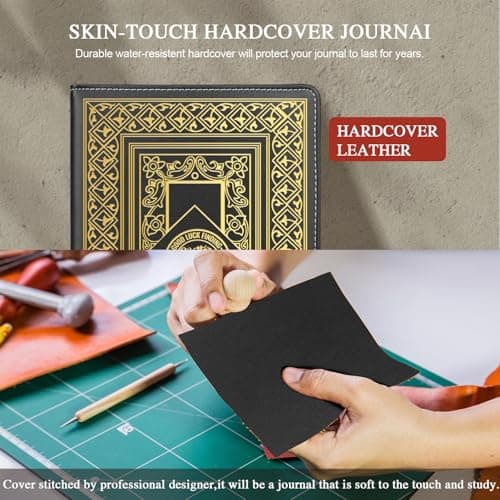 QDWXDEL Appreciation Gifts For Coworkers,A5 Hardcover Leather Journal for Women - 200 Pages Premium Paper Notebook, Coworker Journal Notebook for School, Work (Coworker Black) - Thumbnail 4