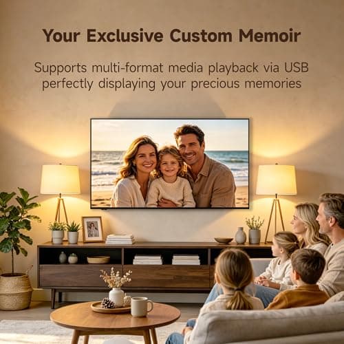 iFFALCON 55-Inch Class QLED 4K F75 Smart TV, Ultra-Slim 1.1'' Floating Picture Frame TV, Seamless Wall-Mount Installation | Dolby Vision IQ, 144Hz, Google TV, Alexa | Works w/Legacy Devices - Thumbnail 3