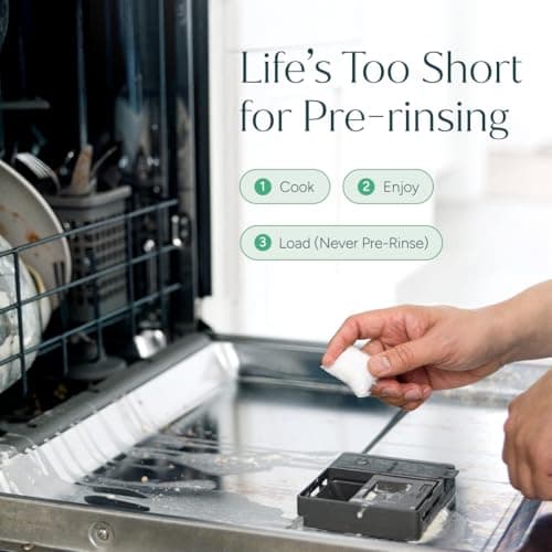 Puracy Dishwasher Pods, Dishwasher Detergent, Free & Clear Dish tabs - Enzyme-Powered, Spot & Residue Free - TikTok Trend Items, Must Haves from TikTok Made Me Buy It (Free & Clear, 50 Count) - Thumbnail 5