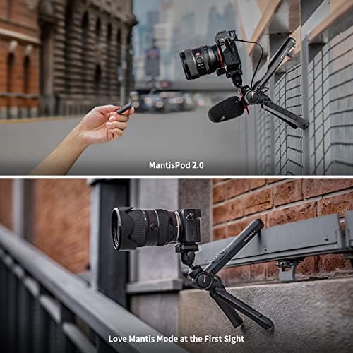 PGYTECH MANTISPOD 2.0 Bluetooth Mini Camera Vlogging Tripod Small Travel Flexible DSLR Pocket Stand Video Vlog Desktop Shooting Selfie Mount with Remote Control - Thumbnail 3