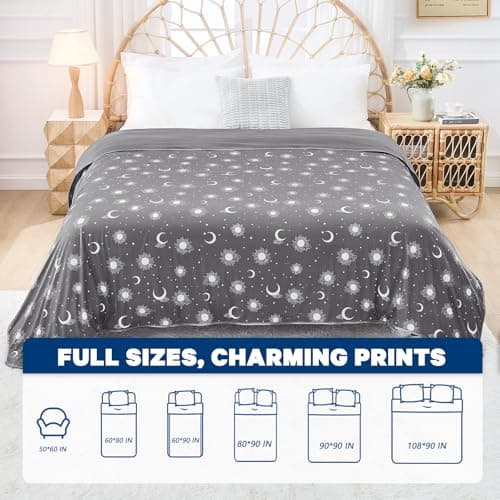 inhand Cooling Blanket Queen Size (90"x90") - Double Sided Cooling Blankets for Hot Sleepers, Cool Soft Lightweight Summer Blanket for Sofa Bed Couch, Travel, House Warming Gifts New Home Ink Grey - Thumbnail 6