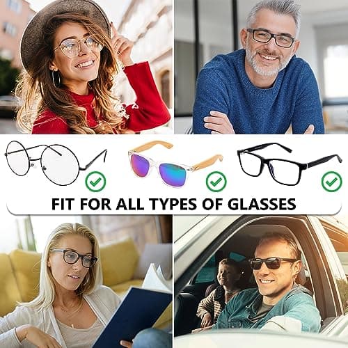 SIGONNA Eye Glasses String Holder Strap - Eyeglass Straps Cords for Men Women - Eyeglass Holders Around Neck - Sunglasses String Chain Lanyard Retainer - 4 Pcs Orange Pink - Thumbnail 6