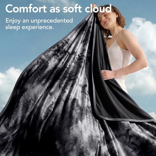 Topcee Cooling Blanket (90"x104"King Size) for Hot Sleepers,Absorbs Heat to Keep Body Cool for Night Sweats,100% Oeko-Tex Certified Cool Fiber,Breathable,Comfortable, Hypo-Allergenic, All-Season. - Thumbnail 6