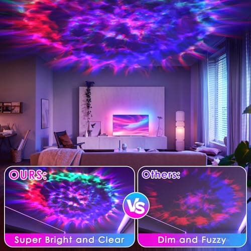Galaxy Projector for Bedroom, Galaxy Light Projector with 41 Lighting Modes, Starry Nebula Ceiling Night Light with Timer and Remote, Room Decor, for Christmas, Birthdays - Thumbnail 4