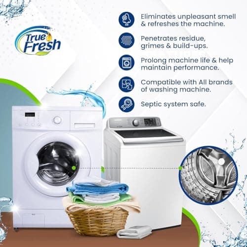 Washing Machine & Dishwasher Cleaner Tablets - 48-Pack Bundle Compatible with Front Loader Top Loader & He Machines and all Dishwashers Removes Buildup Lime Scales and residues - Septic Safe - Thumbnail 2