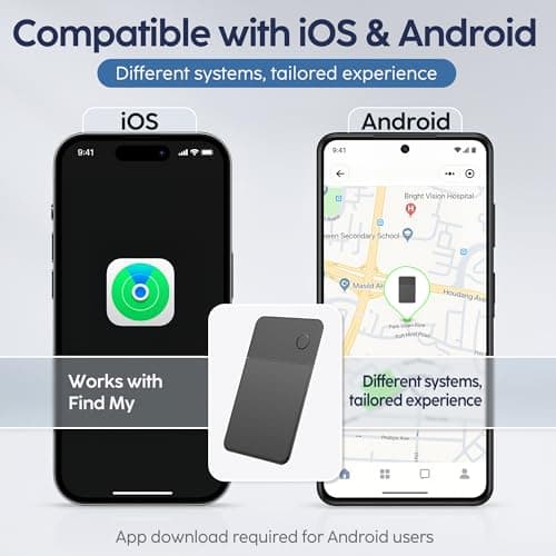 Ultra-Slim Wallet Tracker Card, Works with Apple Find My & Android Find Hub, Rechargeable Smart Tracking Card for Wallet, Luggage, Passport, Keys, Travel & Everyday Use - Thumbnail 2