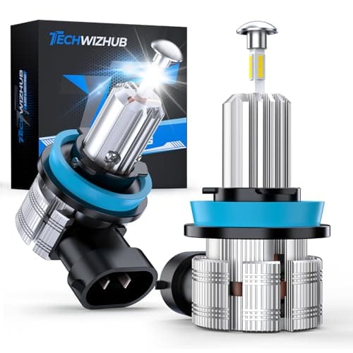 TechWizHub H 11 Fog Bulbs, Upgrad 800% Bright 30000LM 6500K Cool White with Fan Light Bulbs, IP68 Waterproof, Plug and Play, Pack of 2 - Image 1