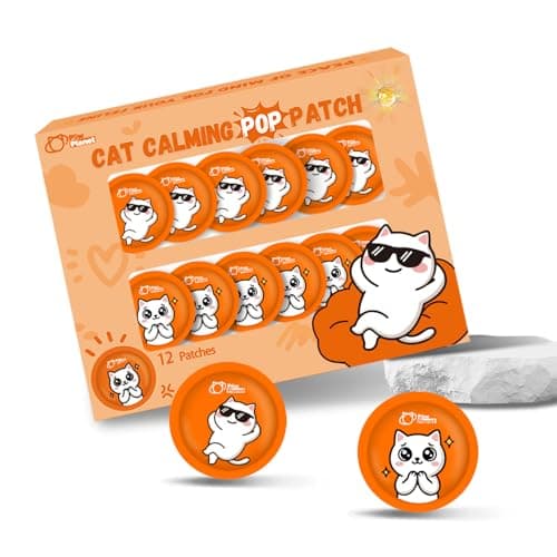 PAW PLANET Cat Pheromones Calming Patches to Promote Relaxation, Multi-cat Social Comfort & Interaction, Daily Home Use & No Plug-in Needed, Ideal for Travel & Support, 12 Count (Orange) - Image 1
