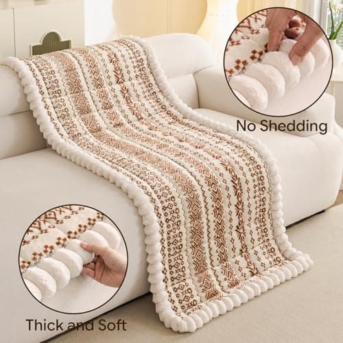 FUANGUI Couch Covers for Dogs Washable, Sofa Cover with Adjustable Straps for 2-3 Cushion Couch,Non-Slip Pet Couch Protector for Sectional & Leather Sofa, 1PC (Light Coffee, 27.6" x 59") - Thumbnail 4