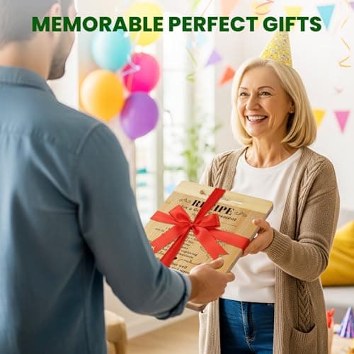 Kikcoin Retirement Gifts for Women 2026 - Bamboo Cutting Boards Leaving Gifts for Colleagues, Coworker, Friend, Teacher, Parents, Family, Retirement Party Decoration, Recipe for Great Retirement - Thumbnail 2
