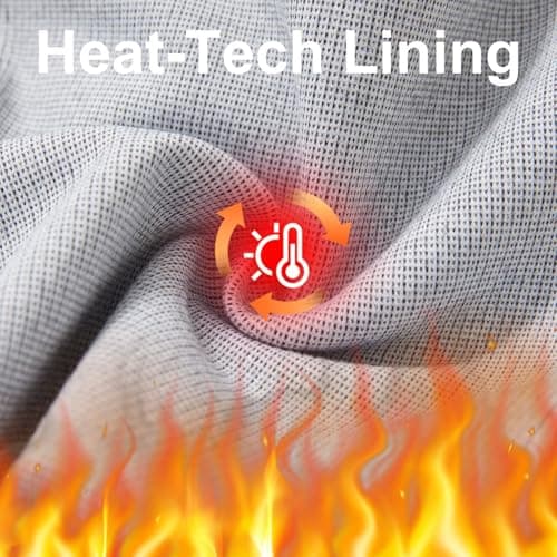 M MAELREG Fleece Golf Pants Men 30"/32"/34" Quick Dry Stretch Water-Resistant Casual Mens Dress Pants with Pockets Navy - Thumbnail 5