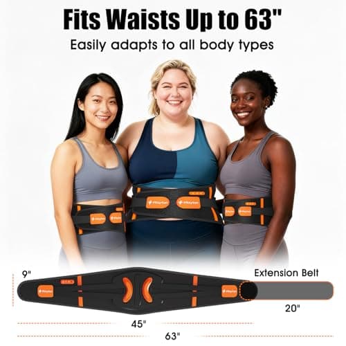 Cordless Heating Pad for Back with Massager, 10000mAh Battery Operated Portable Heated Belt with Vibration, Birthday Fathers Day Dad Gifts for Men, Rechargeable Electric Back Massager for Lower Back - Thumbnail 5