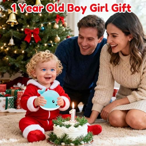 Baby Bath Toys 6-12-18 Months - Christmas Stocking Stuffers For Kids Ages 1-3 1 2 3 Year Boy Girl Gifts, Infant Baby Gifts Light Up Whale Bath Toy Sprinkler, Bathtub Water Pool Toy For Toddlers - Thumbnail 6