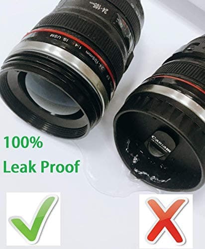 Chasing Y Camera Lens Coffee Mug,Camera Lens Mug,Fun Photo Coffee Cup Stainless Steel Lens Mugs Thermos Great Gifts for Photographers,Men,Women,Friends,School Rewards - Thumbnail 4