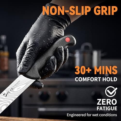 Plys 7-Piece Butcher Knife Set for Meat Processing, BBQ Boning Chicken Tool - Thumbnail 3