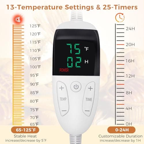 Homelove Bread Proofing Box with 65-125℉ Temp Control & 25-Timer, Folding Dough Proofer with Metal Rack & Humidity Meter, Sourdough Starter Warmer for Sourdough, Bread Baking, Pizza, Yogurt, Kombucha - Thumbnail 3