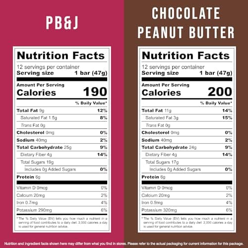JONESBAR Organic Plant Based Protein Bars | Best Sellers, 24 Bars| Fruit & Nut Bar, Kosher, Gluten Free, Breakfast Bars, School Snacks, Vegan Snack & Healthy Snacks for Adults and Kids (Pack of 24) - Thumbnail 2
