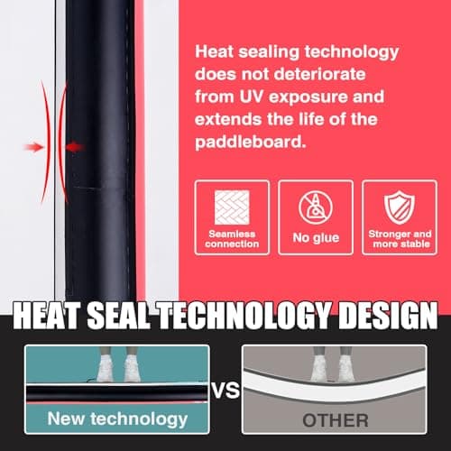 FunWater Inflatable Stand Up Paddle Board with Premium SUP Paddleboard Accessories, Anti-Slip EVA Deck, Paddle Boards for Adults & Youth of All Skill Levels - Thumbnail 4
