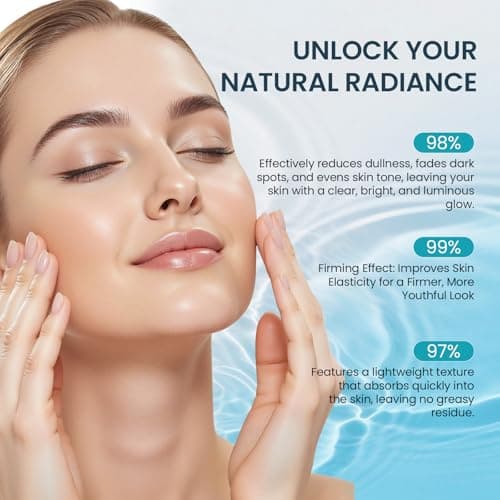 Vitamin C Serum with Hyaluronic Acid & Peptides, Anti-Aging Face Serum for Dark Spot Corrector, Hydration & Wrinkle Reduction, 1 fl oz - Thumbnail 3