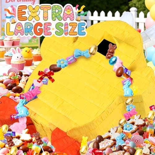 Easter Baby Chick Pinata Adorable Egg Shell Design for Easter Theme Party Perfect for Celebrations and Delightful Pinata Fun - Thumbnail 6